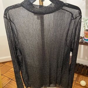 Sheer Long Sleeve Top